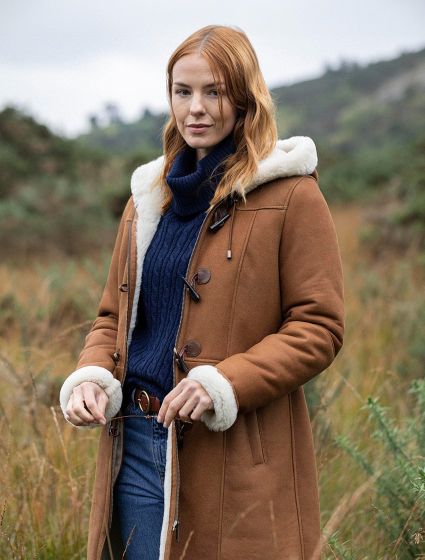 Women's Classic Sheepskin Coat